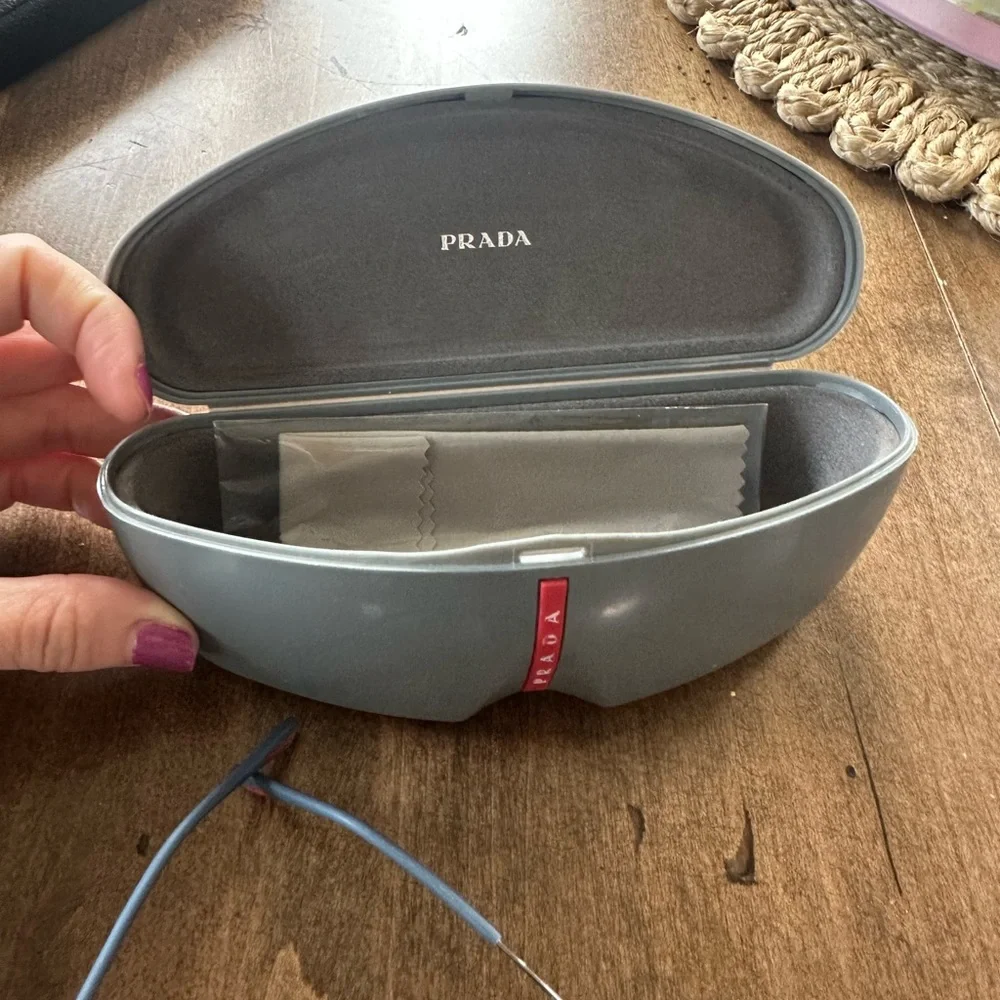 Prada Aviator Sunglasses in Gray with Case - Picture 7 of 7